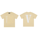 Vlone T Shirt Loose Men'S And Women'S Reflective T-Shirt Summer