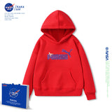 NASA Children Hoodie NASA Boys Hooded Sweatshirt Thickened Winter
