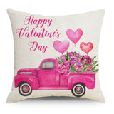 Valentine's Day Pillow Covers 4 Piece Random Styles Together, Holiday Home Pillow Throw Pillowcase