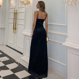 Skin Tight Long Dresses Spring and Summer Strap Long Dress