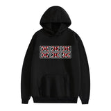 Squid Game Costume Anime Print Fashion Casual Hooded Sweatshirt