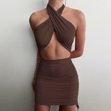 Music Festivals Rave Outfits Dress Summer Women's Clothing Fashion Hollowed-out Sexy Dress for Women