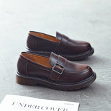 Mary Jane Shoes Vintage Jk Uniform Tendon Sole Shoes