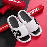 Beach Slides Summer Men's Slippers Fashion Trendy Slippers Outdoor Beach Indoor Slippers