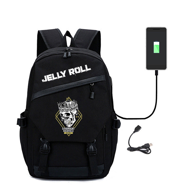 Jelly Roll Bag Backpack Large Capacity Backpack Schoolbag