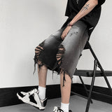 Men Denim Shorts Men's Summer