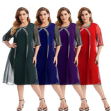 African Dashiki Dress Summer Women's Slim Fit Fashion Dress