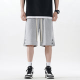 Men White Shorts Summer Men's Cotton Shorts Beach Pants Sports