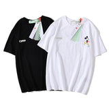 Off White T Shirt Spring/Summer Ow Cartoon Mouse Print Men'S And Women'S Loose Shortsleeved Tshirt Owt