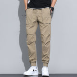 Cuffed Cargo Pants Summer Casual Men's Sports Trousers