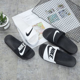 Men Slides Non Slip Shoes Indoor Outdoor Male Summer Statement Slippers