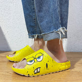 Mens Slide Large Size Couple Coconut Slippers Summer