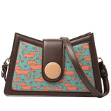 Strawberry Bags Women's Autumn and Winter Western Style Small Square Bag