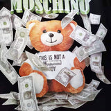 Moschino T Shirt Printed T-Shirt Women Loose Comfort And Casual