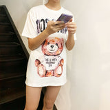 Moschino T Shirt Loose Round Neck T-Shirt