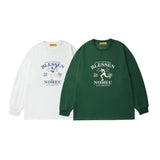 Crew Neck Sweatshirts for Men Men's Clothing Autumn Letters Printed Crew Neck Sweatshirt Men's Casual Long Sleeve