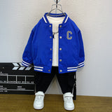 Toddler Boys Jackets Boys' Jacket Spring and Autumn Baseball Uniform
