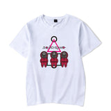 Squid Game Costume Printed Short-Sleeved T-shirt