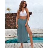 Coachella Music Festival Outfits Summer Vacation Sexy See-through Sexy Beach Dress