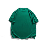 Men T Shitrs Solid Color Basic Steel Seal Round Neck