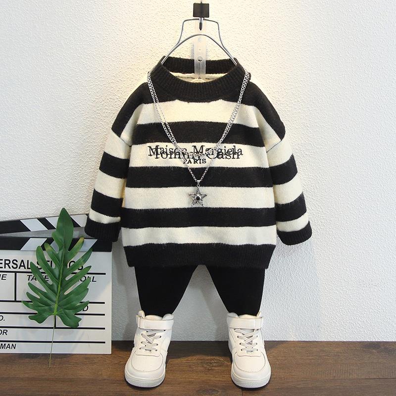 Toddler Boys Sweater Boys' Clothing Autumn Toddlers Autumn Clothing Knitwear