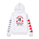Anime Hoddies Clothing Fire Shadow Tissue Printed Hoodie