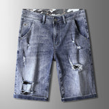 Men Jorts Men's Denim Retro Loose Elastic