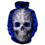 Skull Apparel Hooded Sweater Digital Skull