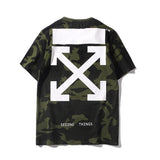 Off White T Shirt Short Sleeve Cotton Round Neck Men And Women Cotton Tshirt Owt