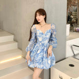 Regency Dress Palace Style Puff Sleeve Dress