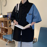 Men Jackets Workwear Thin Loose 3/4 Sleeve