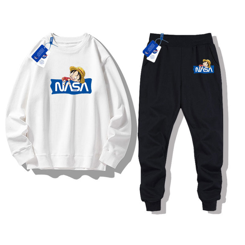 Nasa Children Sweater & Pant Set Nasa Children'S Sweatshirt Suit Autumn Sports Two Pieces