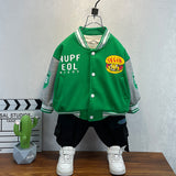 Toddler Boys Jackets Boys' Baseball Jacket Coat Spring and Autumn Jacket Top
