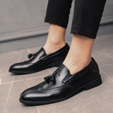 Men's Loafers Relaxedfit Slipon Loafer Men Shoes Men's Shoes British Casual Business Retro Fashion