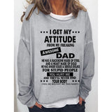 Yes I M Cold Sweatshirts round Neck Sweater Autumn and Winter