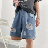 Men Denim Shorts Summer Denim Shorts Male