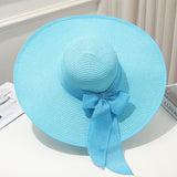 Big Hats Straw Hat Summer Beach Hat Sun Hat Sun Protection Women's Sun Hat