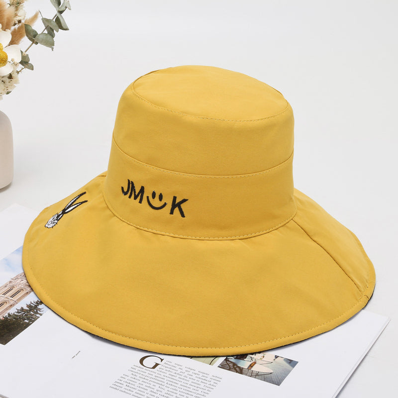 Women Bucket Hat Fisherman Sun Protection Sunshade