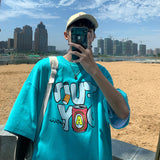 Men T-Shirts Loose All-Match Half Sleeve