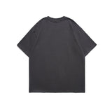 Men T Shitrs Letter Printed Round Neck