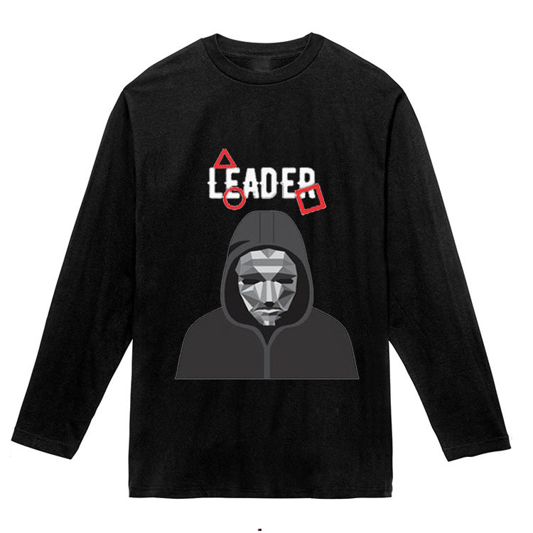 Squid Game Costume Printed Men's and Women's Long Sleeves T-shirt
