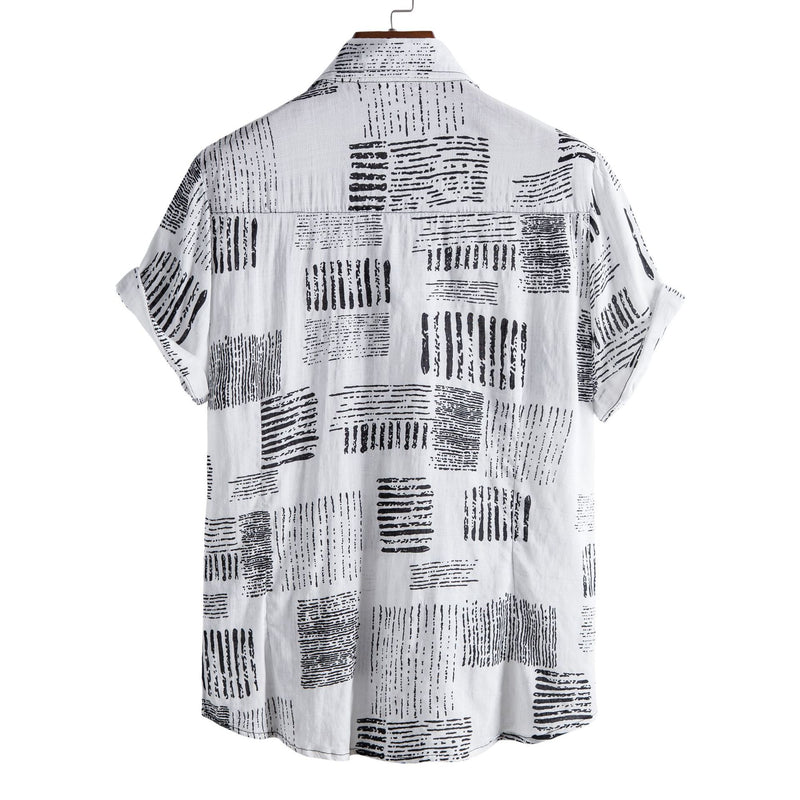 Camp Collar Shirt Floral Short Sleeve Cardigan