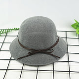 Summer Hats Bucket Hat Leather Rope Summer Women's Casual