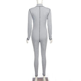 Fall Lapels High Waist Hip Lift Tight Sports Jumpsuit for Women