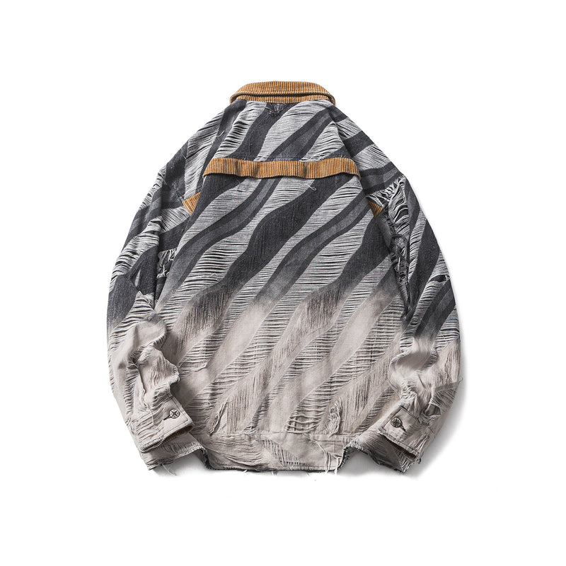 Men Denim Jackets Spring and Autumn Denim Jacket Men Baggy Coat