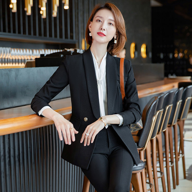 Interview Suit Women Suit Autumn Interview Tooling Set
