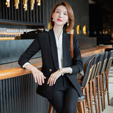 Interview Suit Women Suit Autumn Interview Tooling Set