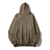 Kanye West Sunday Service Hoodie Fog Flocking Small Icon Printing Plus Velvet Hoodie Sweater
