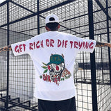 Rave Outfits Mens T Shirt round Neck Fashion Printing