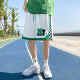 Men White Shorts Summer Men's Shorts Men's Loose Shorts Men
